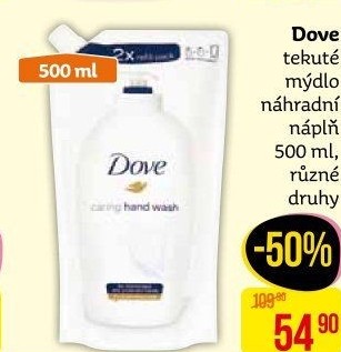 Tekuté mýdlo Dove - náhradní náplň