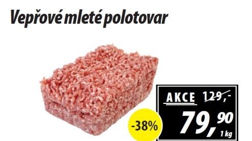 Maso mleté vepřové