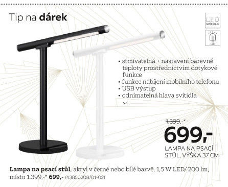 LED LAMPA NA PSACÍ STŮL