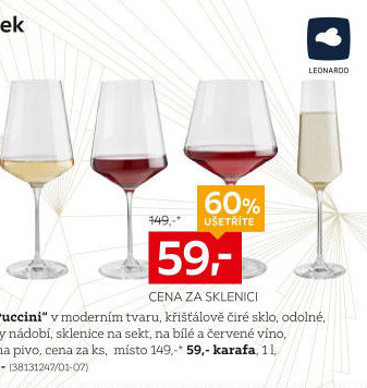 SKLENICE NA SEKT