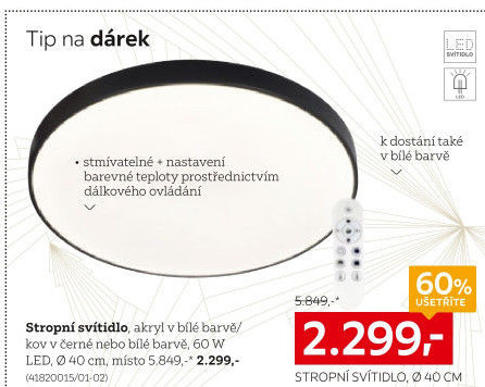 STROPNÍ LED SVÍTIDLO
