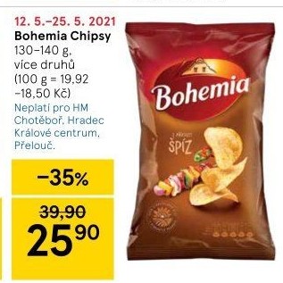 Chipsy Bohemia Chips