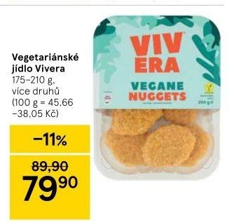 Hotové veganské jídlo Vivera