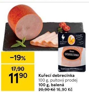 Kuřecí debrecínka DZ Klatovy