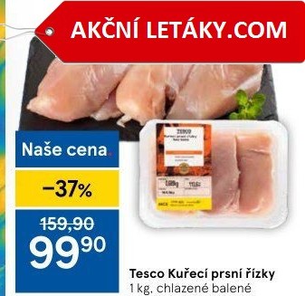 Kuřecí prsní řízky Tesco