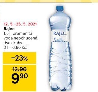 Přírodní voda Rajec