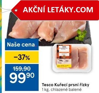 Kuřecí prsní řízky Tesco