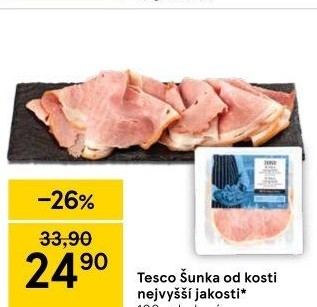 Šunka od kosti nejvyšší jakosti Tesco