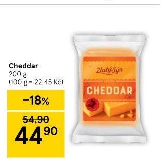Sýr Cheddar Zlatý sýr