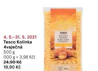 Těstoviny vaječné Tesco