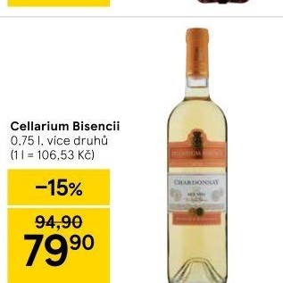 Vína Cellarium Bisencii Zámecké vinařství Bzenec