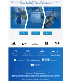 akční leták Sportisimo 20.5.2021-25.5.2021