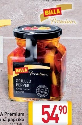 Grilovaná paprika Premium Billa
