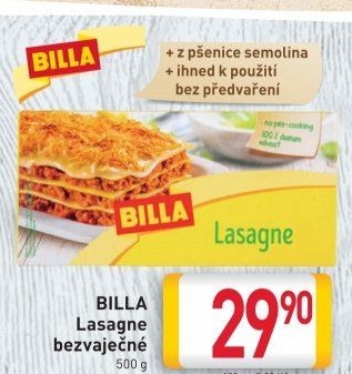 Lasagne Billa