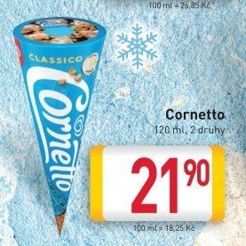 Nanuk kornout Cornetto Algida