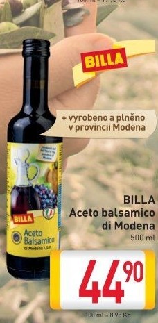 Ocet balsamico Aceto di Modena Billa
