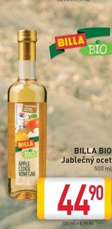 Ocet jablečný bio Billa