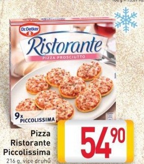 Pizza mražená Piccolissima Ristorante Dr. Oetker