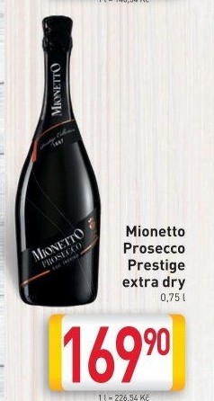Prosecco Extra dry Prestige Mionetto