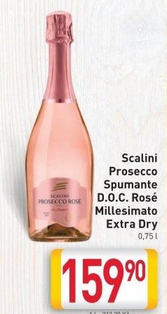 Prosecco Spumante D.O.C Rosé Extra Dry Scalini