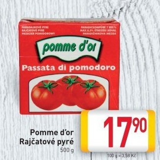 Rajčatové pyré Pomme d'