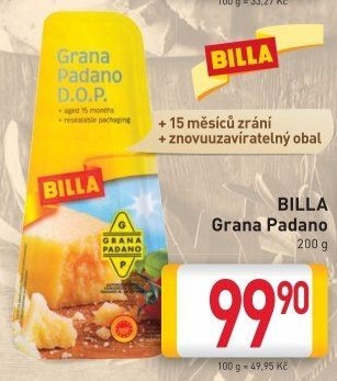 Sýr Grana Padano Billa