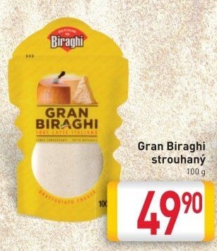Sýr strouhaný Gran Biraghi
