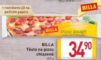 Těsto na pizzu Billa