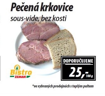 Pečená krkovice Sous vide