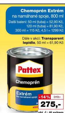 Lepidlo Chemoprén Extrém Pattex