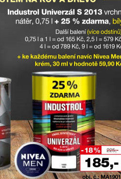 Nátěr na kov a dřevo Univerzál lesk Industrol