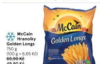 Hranolky mražené Golden Longs McCain
