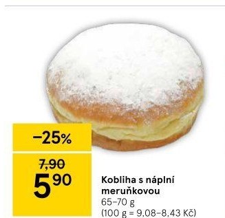 Kobliha s ovocnou náplní