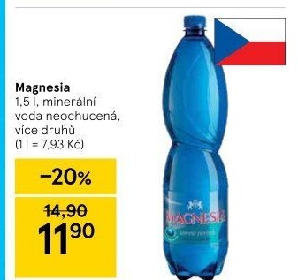 Přírodní voda Magnesia