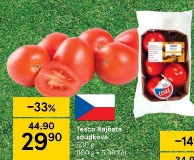 Rajčata soudková Tesco