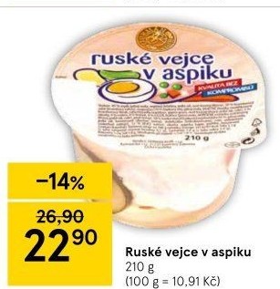 Ruské vejce v aspiku Gurmán klub