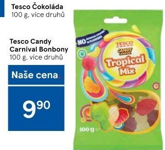 Želé bonbony Candy Carnival Tesco