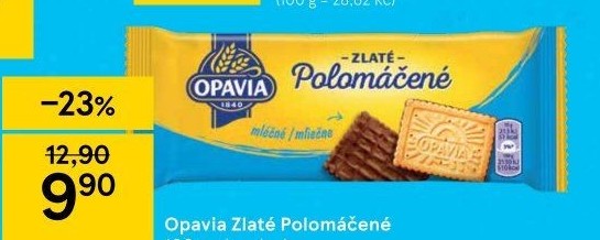 Zlaté polomáčené Opavia