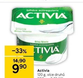 Bílý jogurt Activia Danone