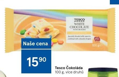 Čokoláda Tesco