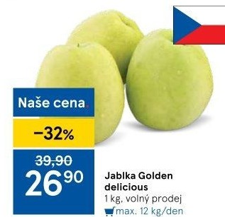 Jablka Golden Delicious