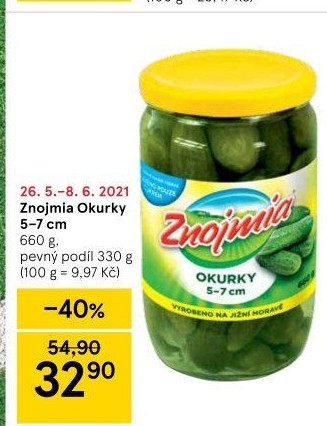 Okurky Znojmia