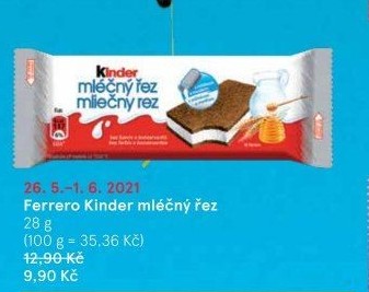 Řez mléčný Kinder