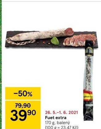 Salám Fuet extra
