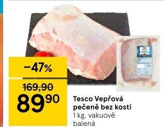 Vepřová pečeně bez kosti Tesco