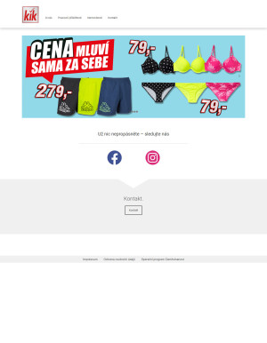 akční leták Kik textil 26.5.2021-1.6.2021