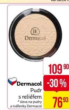 Pudr s reliéfem krajky Dermacol