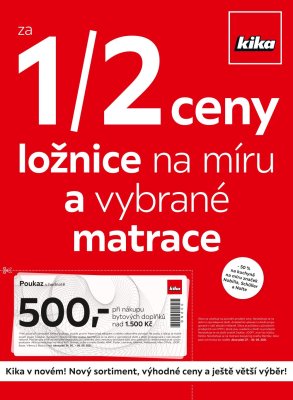 akční leták Kika nábytek 27.5.2021-30.5.2021