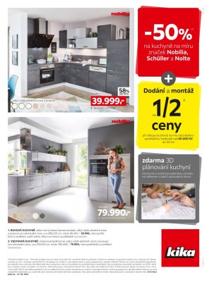 akční leták Kika nábytek 27.5.2021-30.5.2021