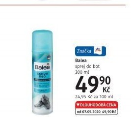 Deodorant sprej do bot Balea